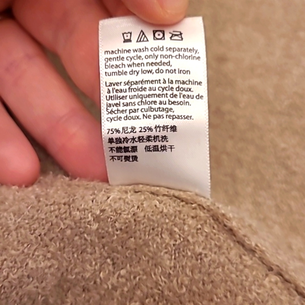 NWOT BAREFOOT DREAMS tan cozychic lite duster - Picture 8 of 10
